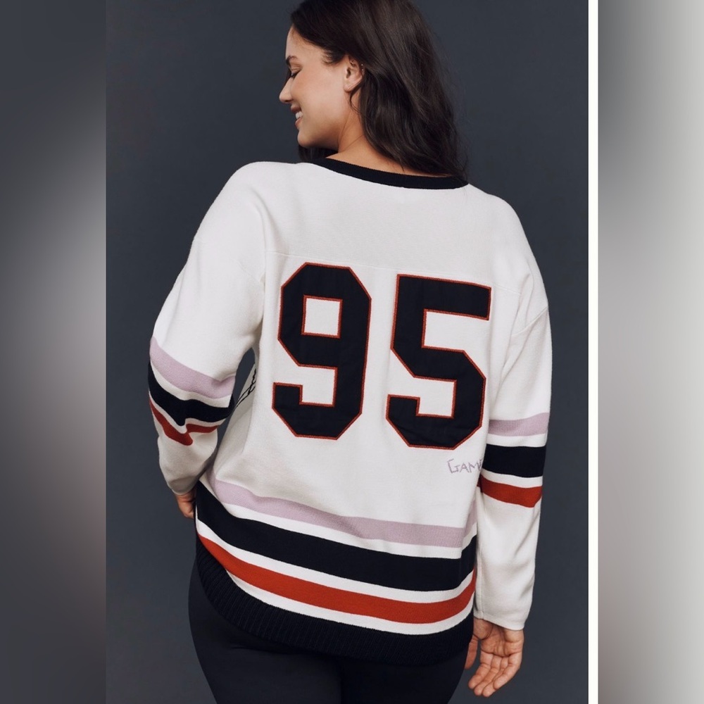 Daily Practice Go Team Embroidered Henley Top Size Small NWT Reg Price $178 - Picture 2 of 7